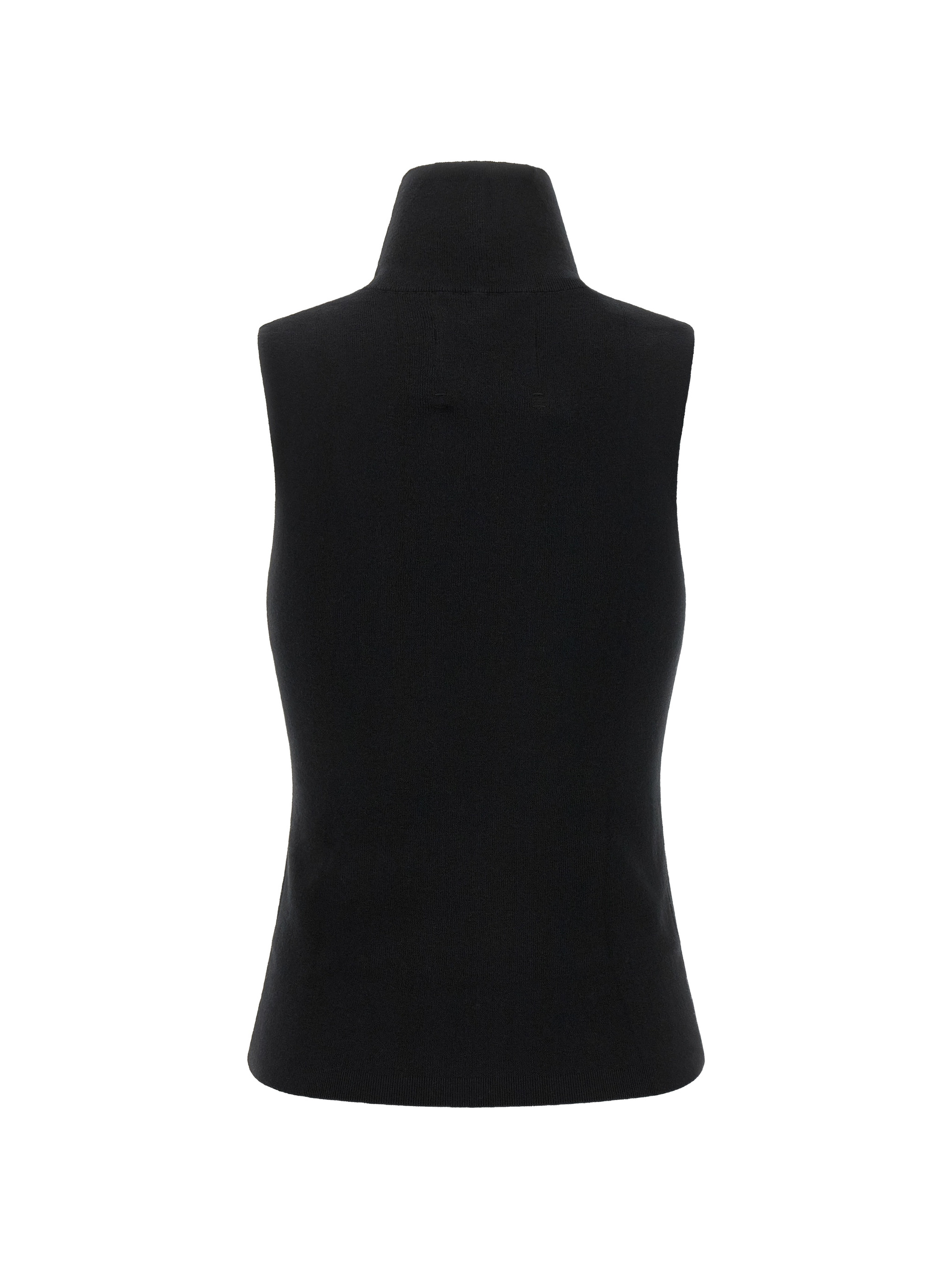 n502 Collo sleeveless turtleneck sweater — Image 3