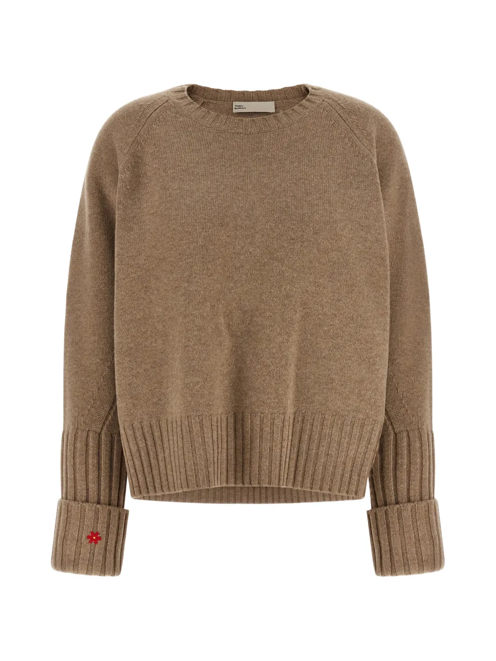 Tory Burch merino wool sweater - Nude