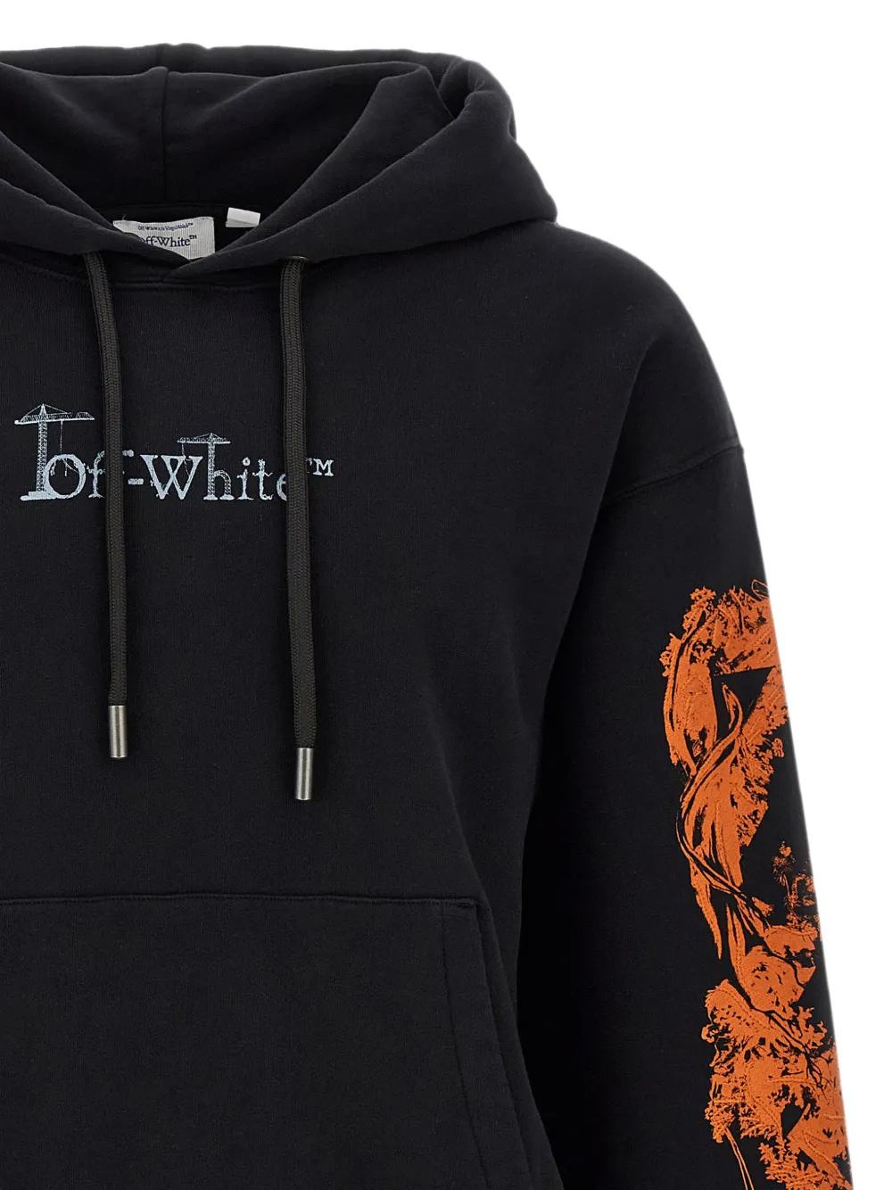 Off-White City Nature katoenen hoodie Zwart