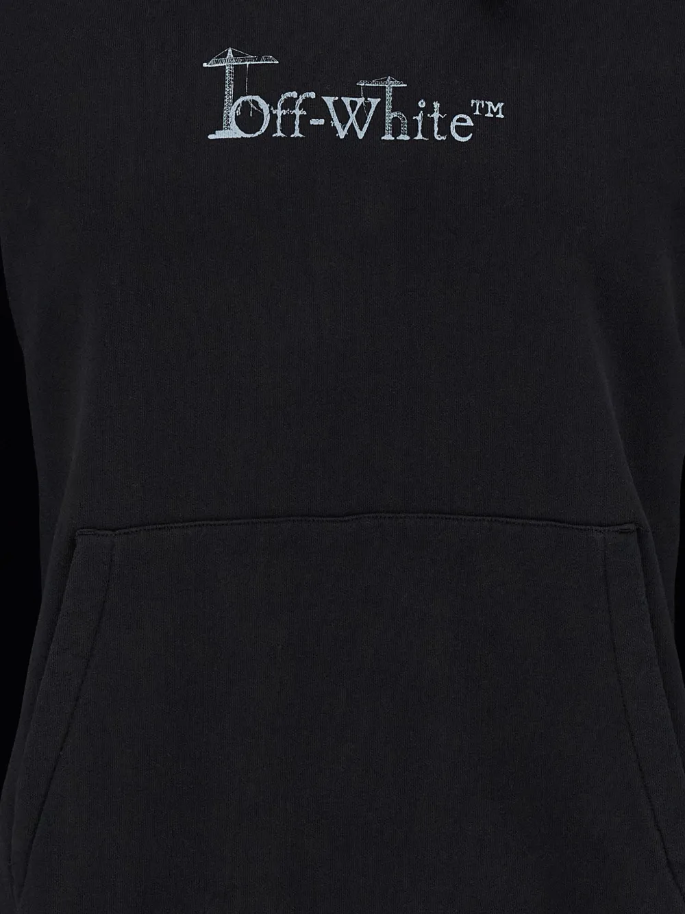 Off-White City Nature katoenen hoodie Zwart