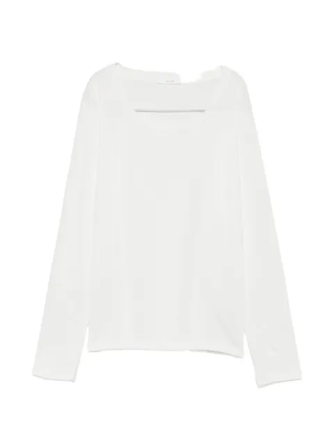 The Row Kalto long-sleeve scoop-neck T-shirt