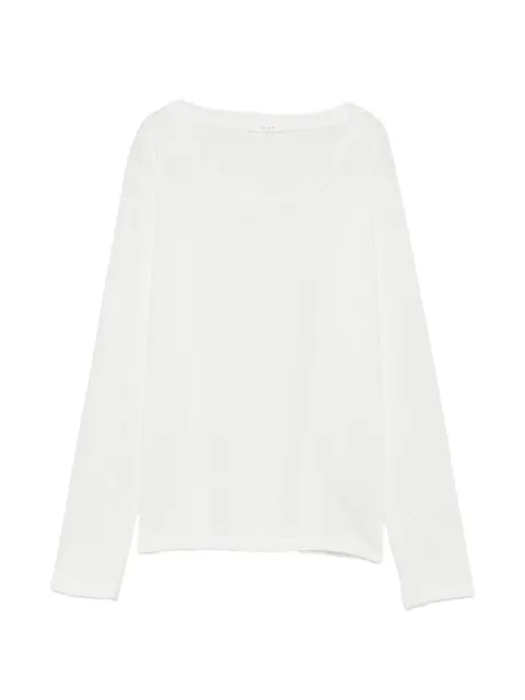 The Row Kalto long-sleeve scoop-neck T-shirt