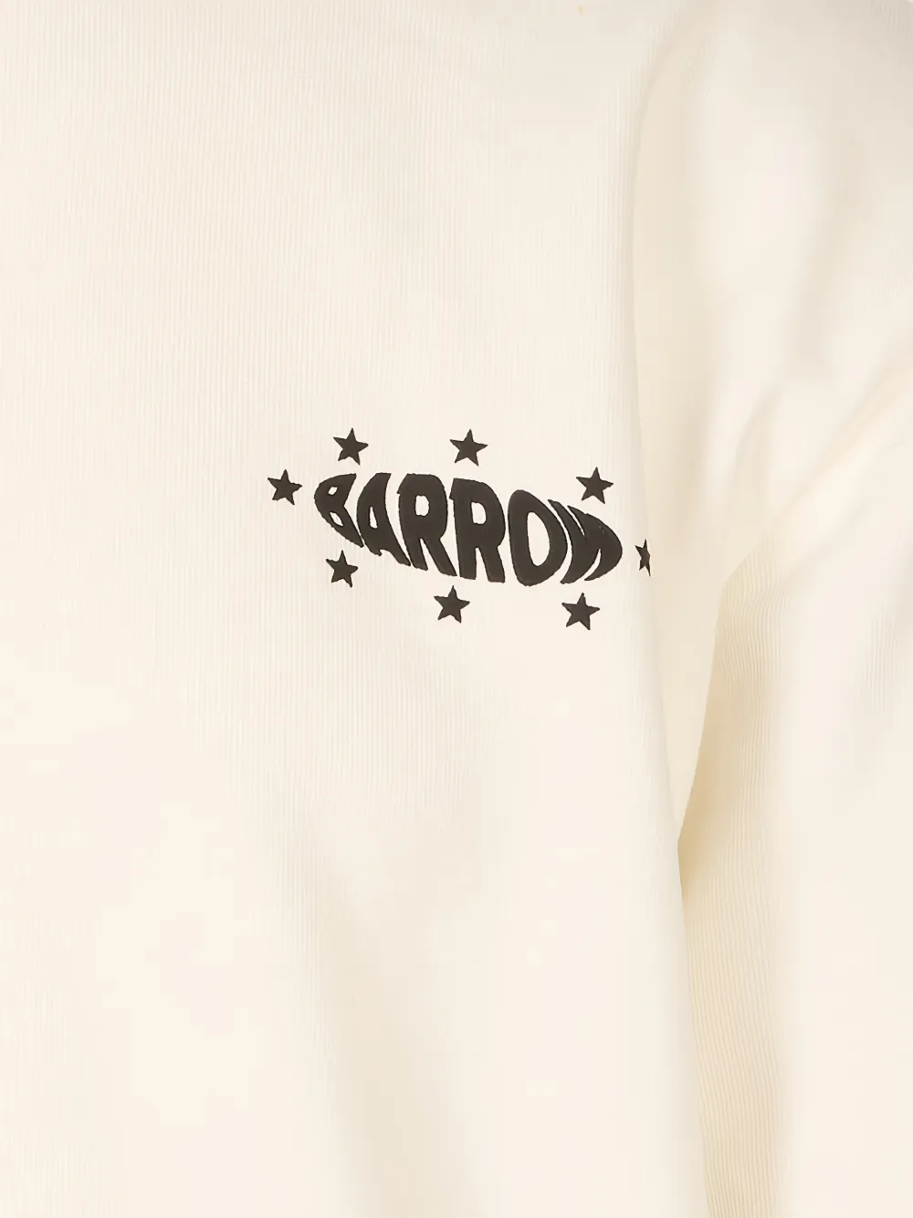 BARROW Hoodie met grafische print Wit