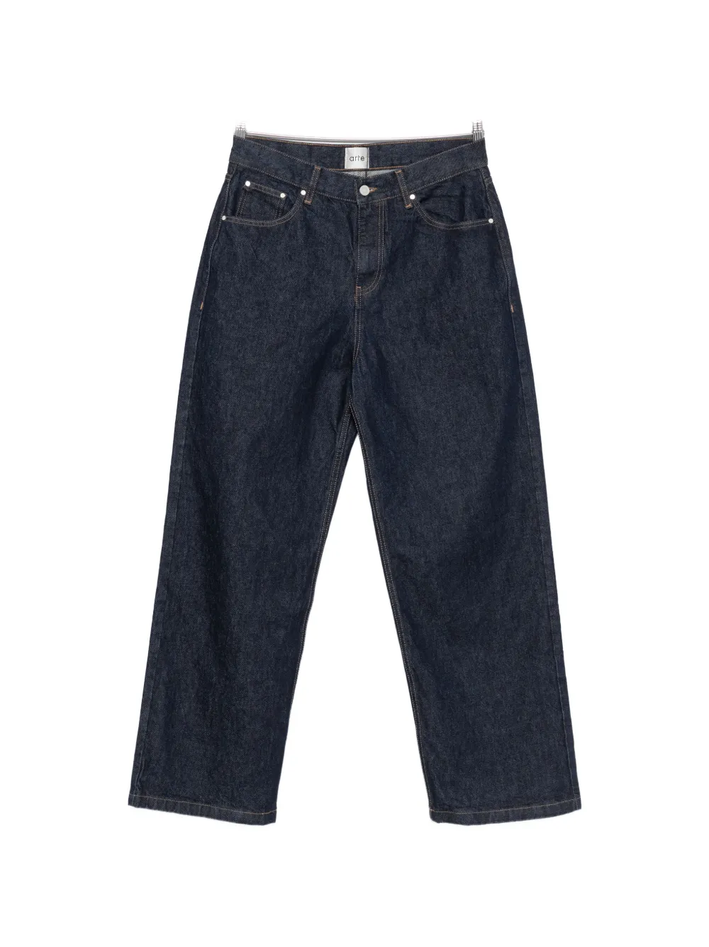 Arte Antwerp logo-embroidered belt-loop jeans - Blu