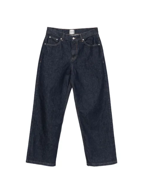 Arte Antwerp logo-embroidered belt-loop jeans