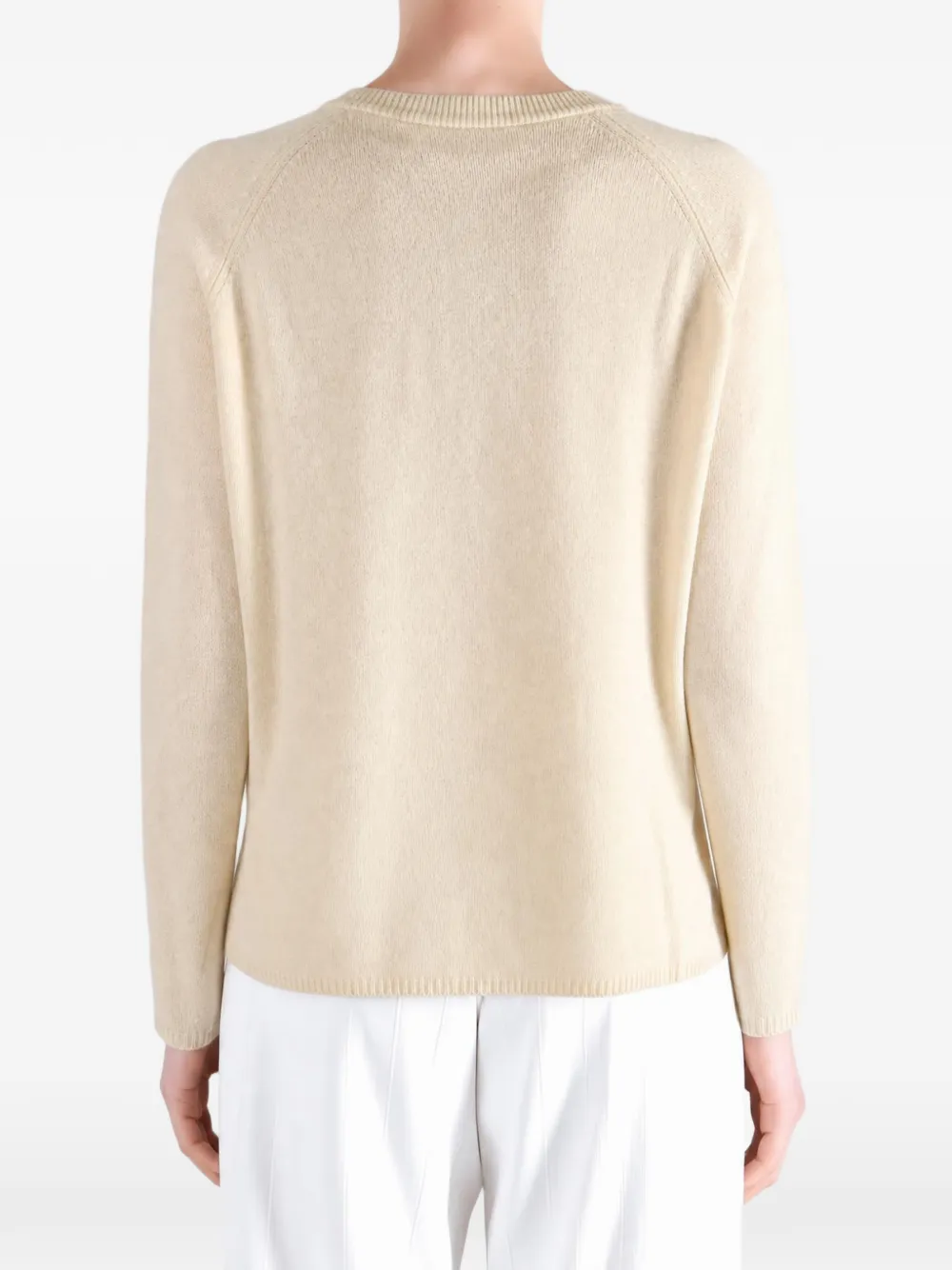 Casey Jennie trui met lange mouwen Beige