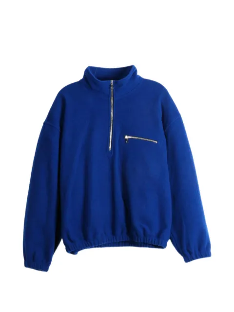 Rier zip-up fleece sweatshirt