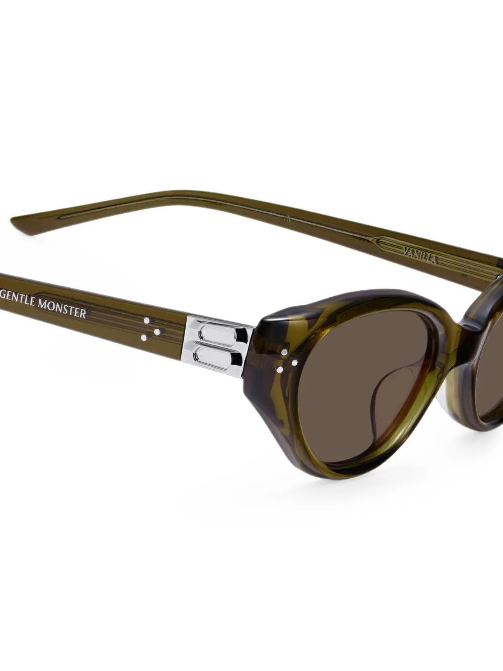 Gentle Monster Vanilla cat-eye frame sunglasses Groen