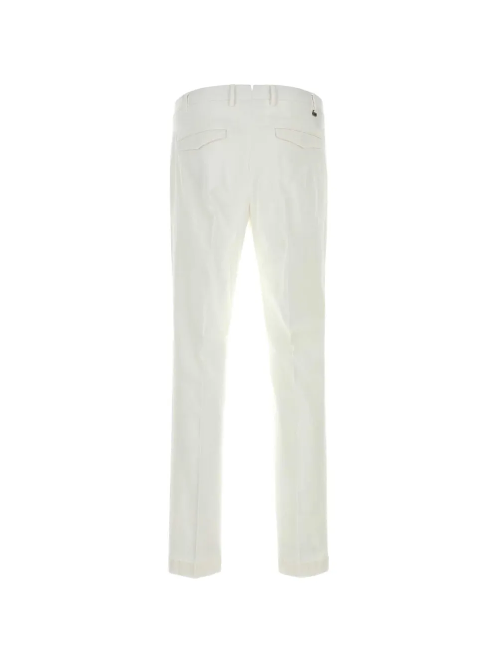 PT Torino Geplooide pantalon Wit