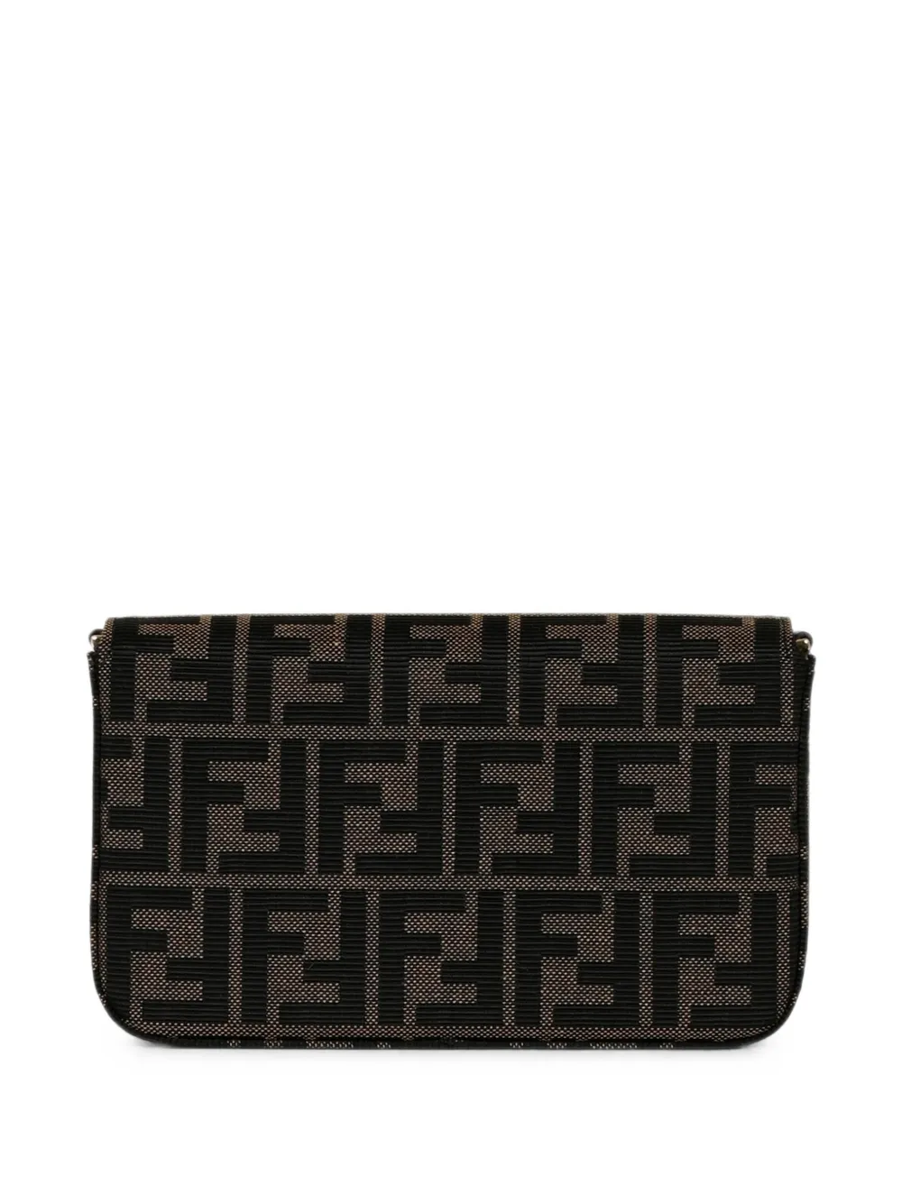 FENDI Zucca clutch met FF-patroon Zwart