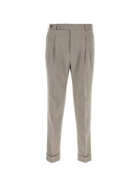 PT Torino pantalones con pinzas y dobladillo vuelto