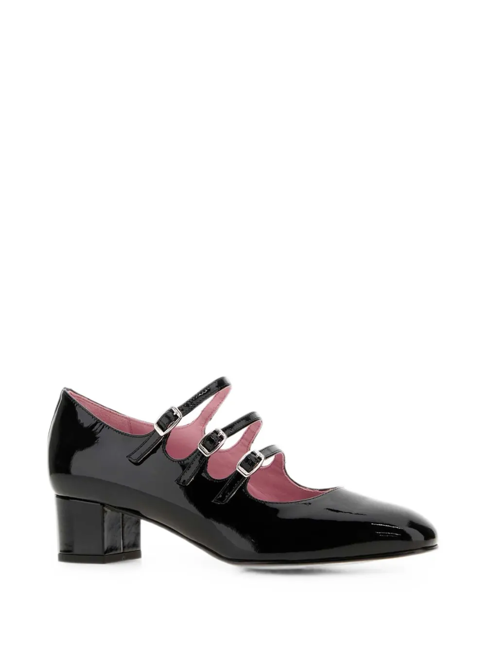 Carel Paris Black leather Kina pumps Zwart