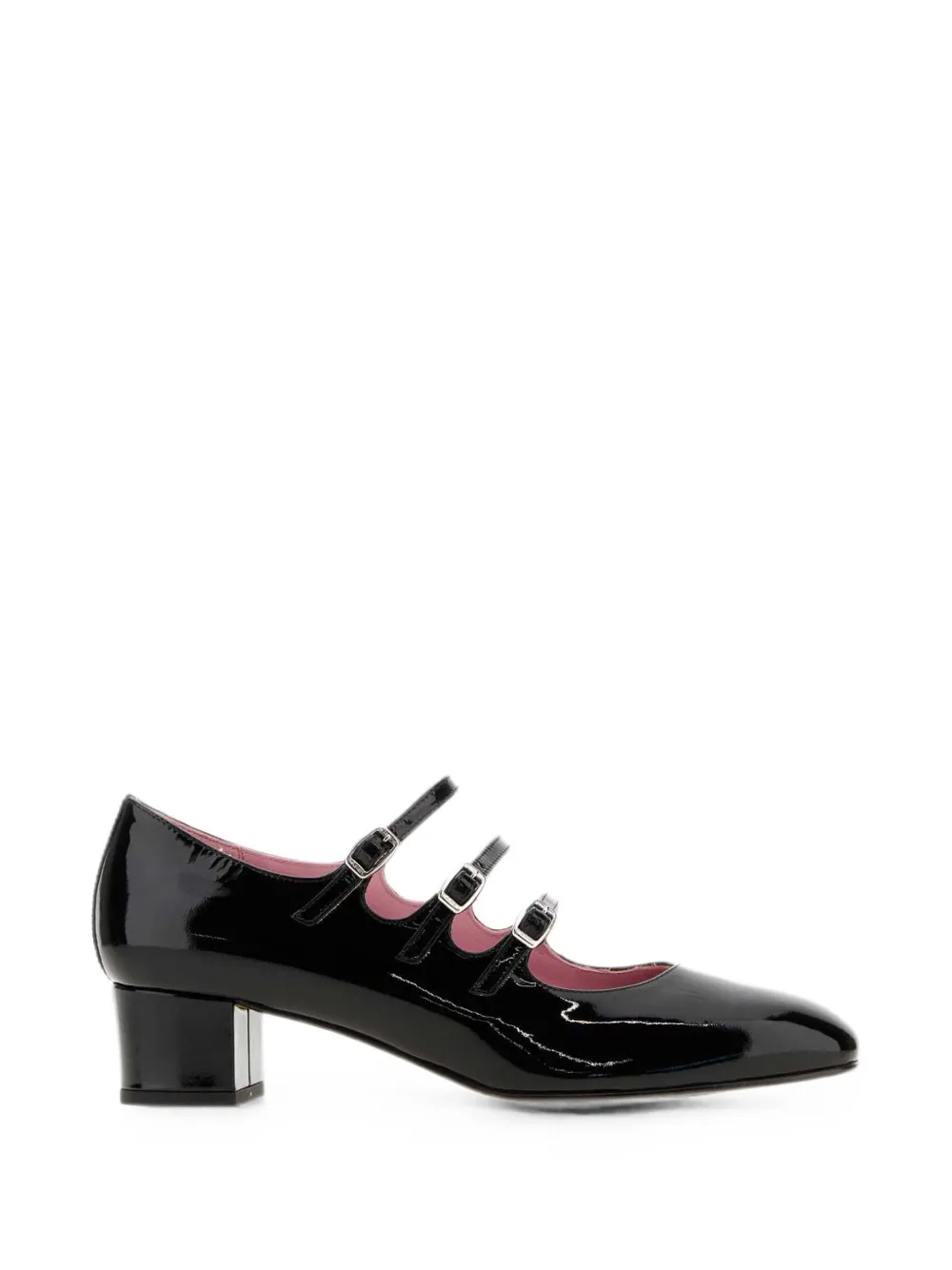 Carel Paris Black leather Kina pumps Zwart