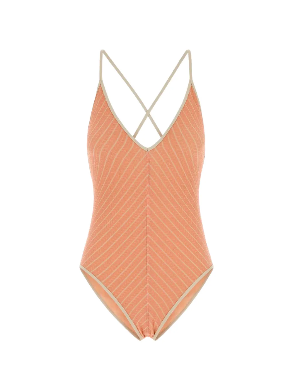 ERES Lounge chevron-knit swimsuit