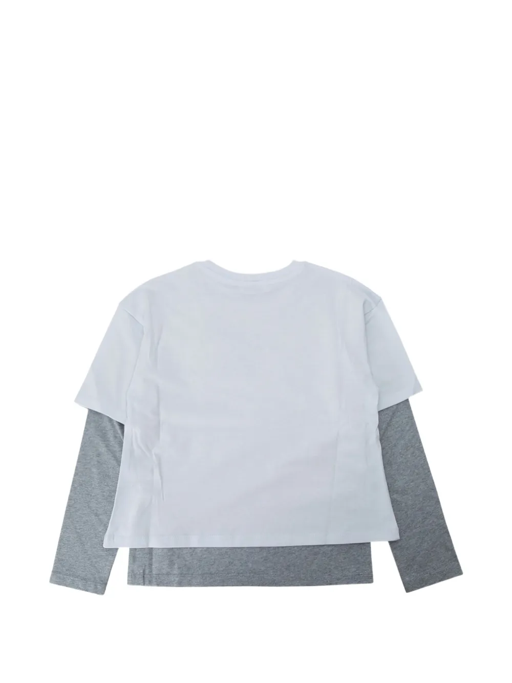 Moncler Enfant T-shirt met logopatch Wit