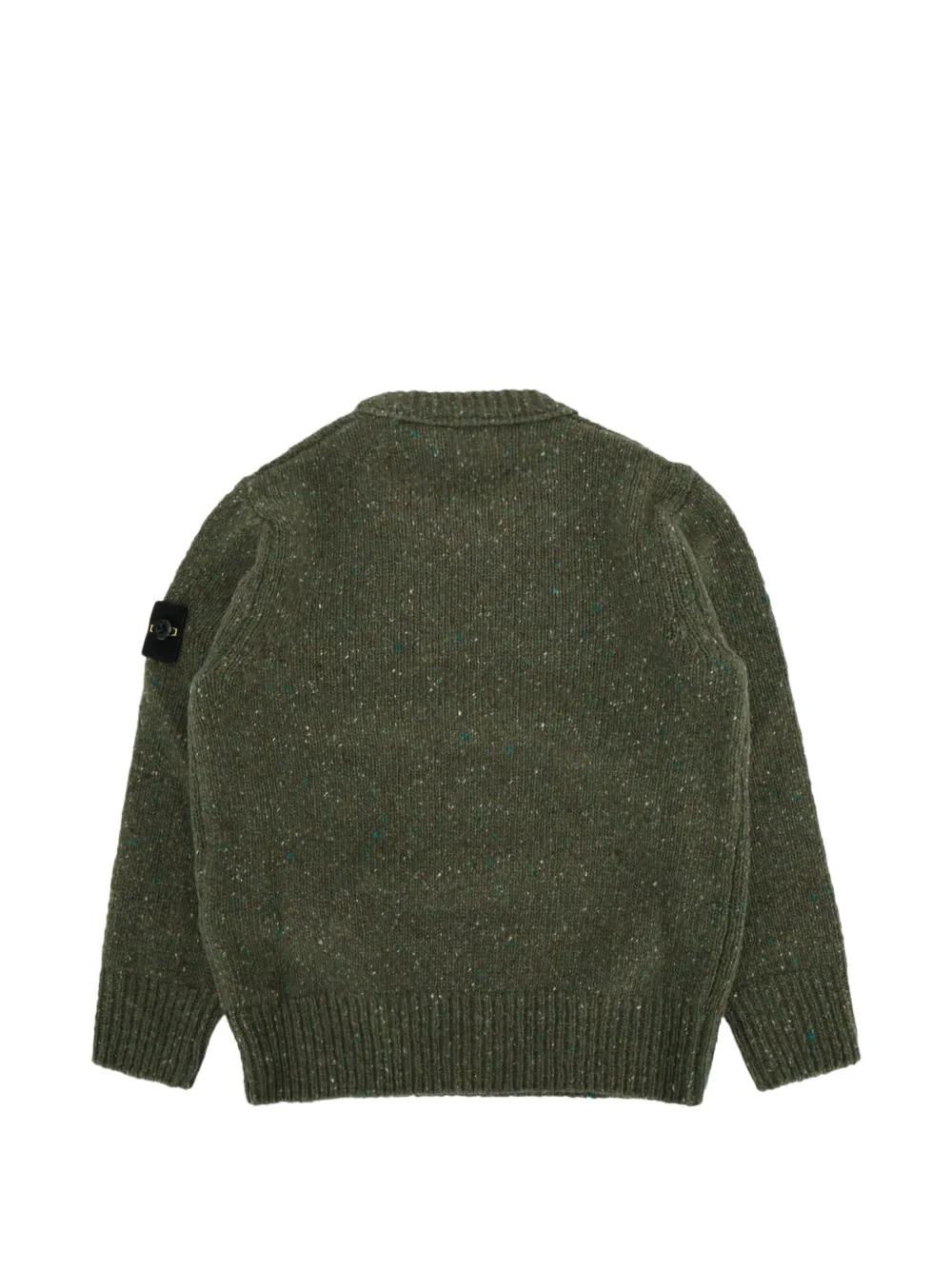 Stone Island Junior Trui met Compass-logopatch Groen