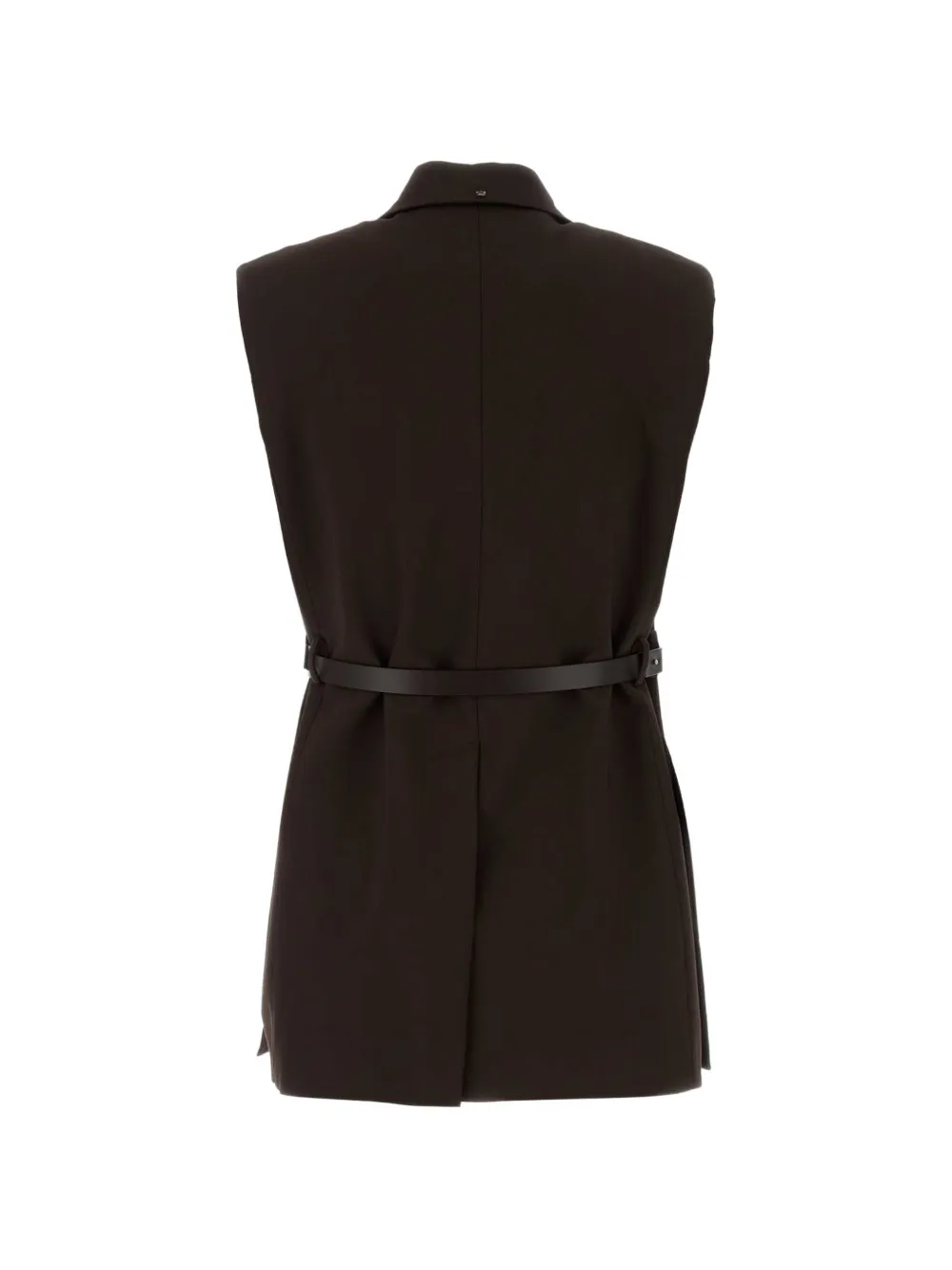 Sportmax Gettone top met ceintuur Bruin