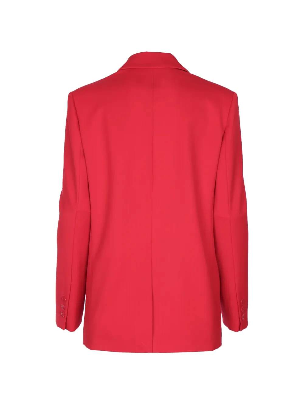 Elisabetta Franchi Blazer met enkele rij knopen Rood
