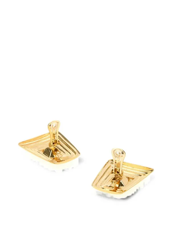 Alessandra Rich クリスタル ピアス | ゴールドトーン | FARFETCH JP