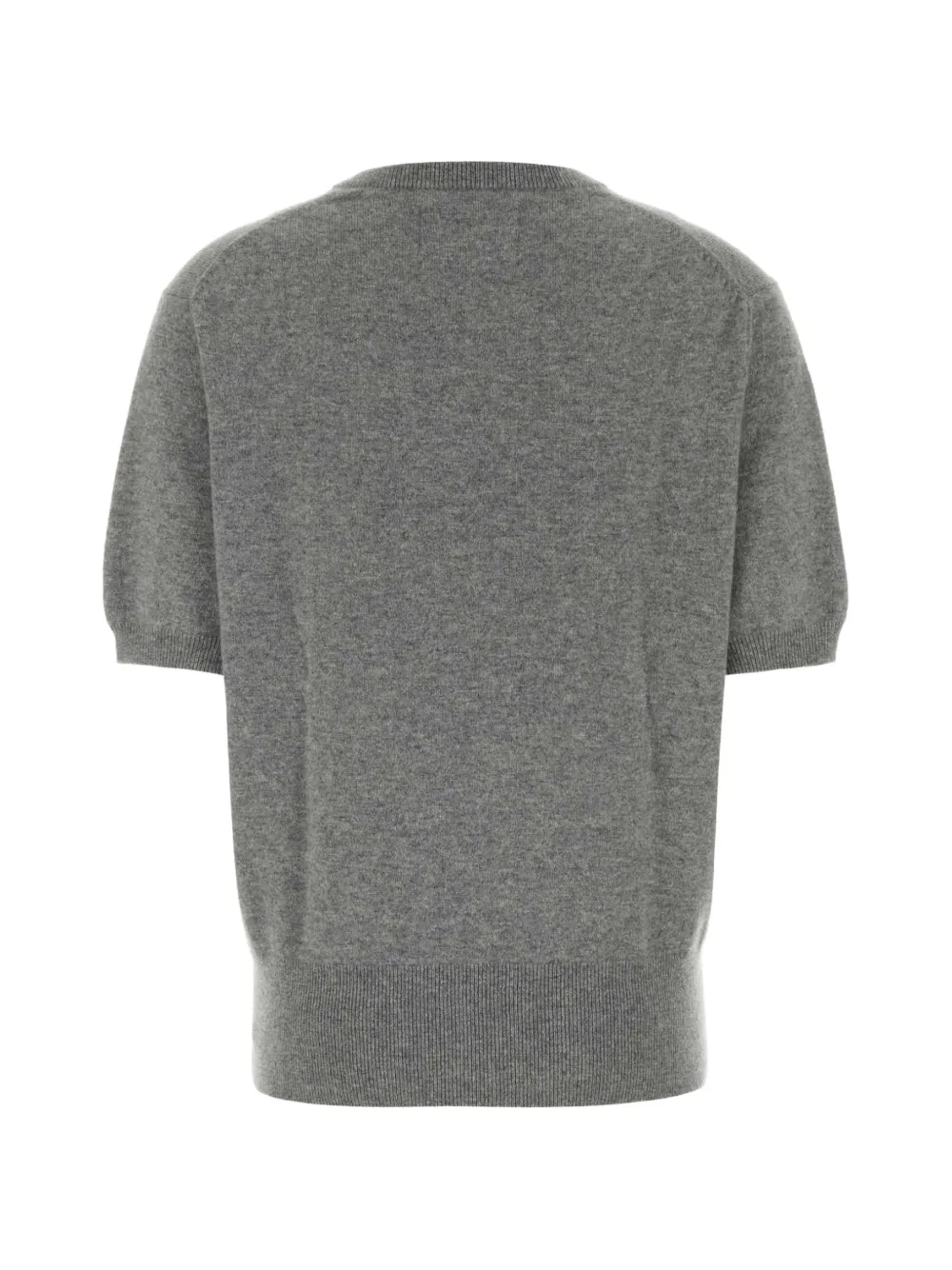 extreme cashmere n°490 Martina gebreid T-shirt met V-hals Grijs