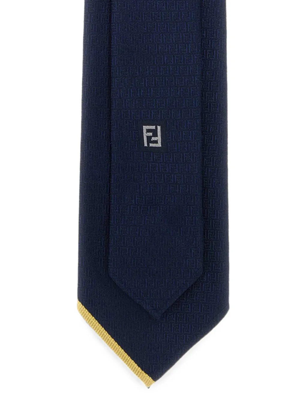 FENDI FF zijden stropdas Blauw