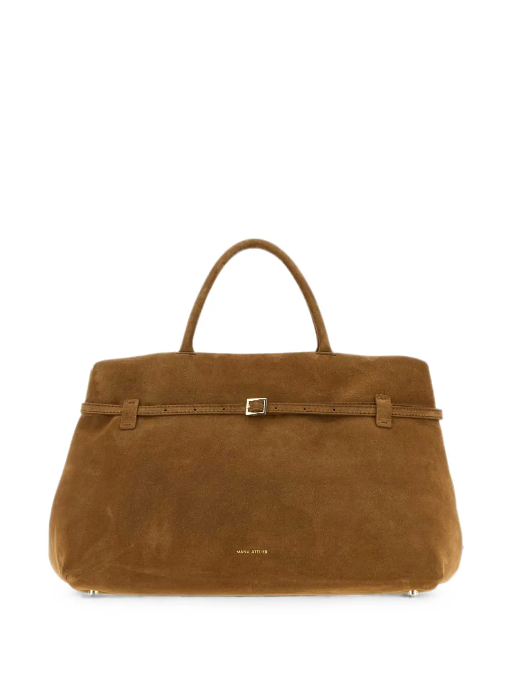 Manu Atelier Le Cambon Handtasche aus Wildleder 40cm - Braun