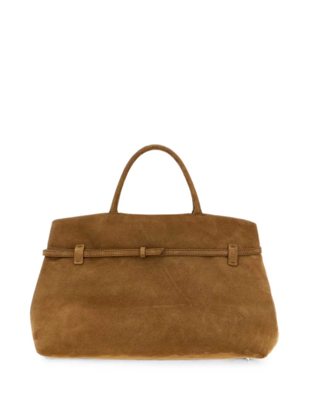 Manu Atelier Le Cambon 40 suède handtas Bruin