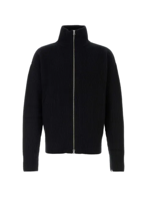 extreme cashmere cárdigan de cachemira tejido de canalé