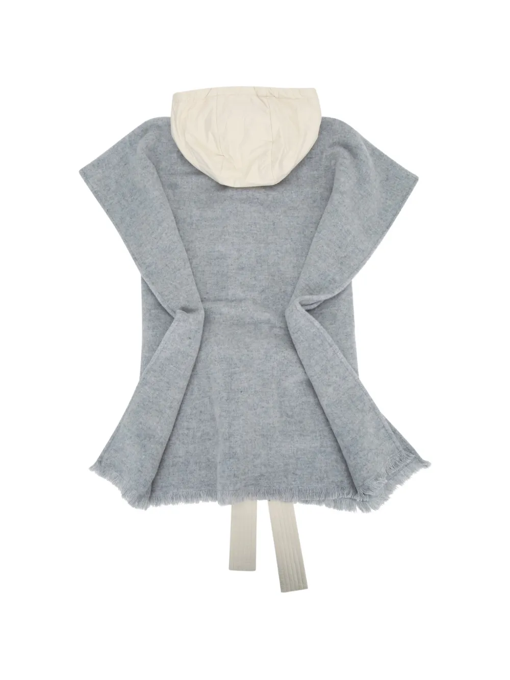 Moncler Enfant Cape met capuchon Grijs
