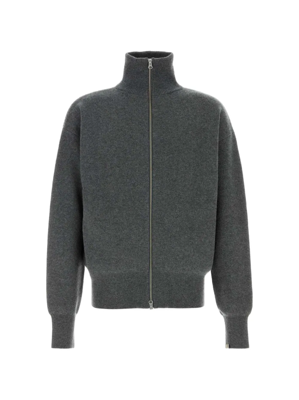 extreme cashmere N°319 cashmere zip-up cardigan - Grigio
