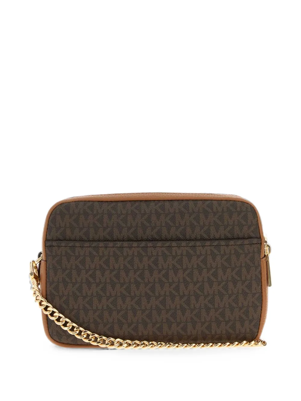Michael Kors Medium Bryant Signature Camera crossbodytas met logo Bruin
