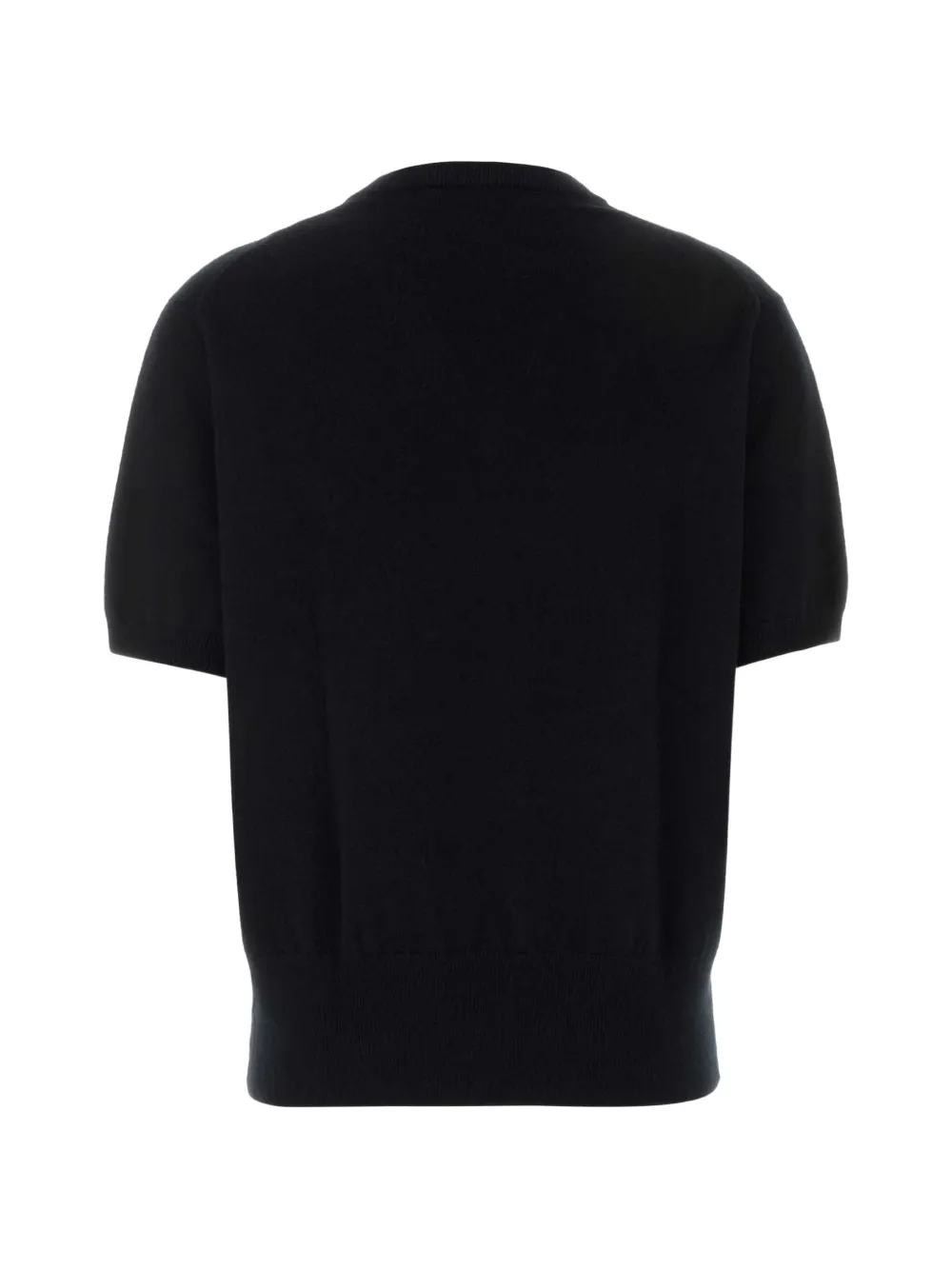 extreme cashmere n°490 Martina gebreid T-shirt Zwart