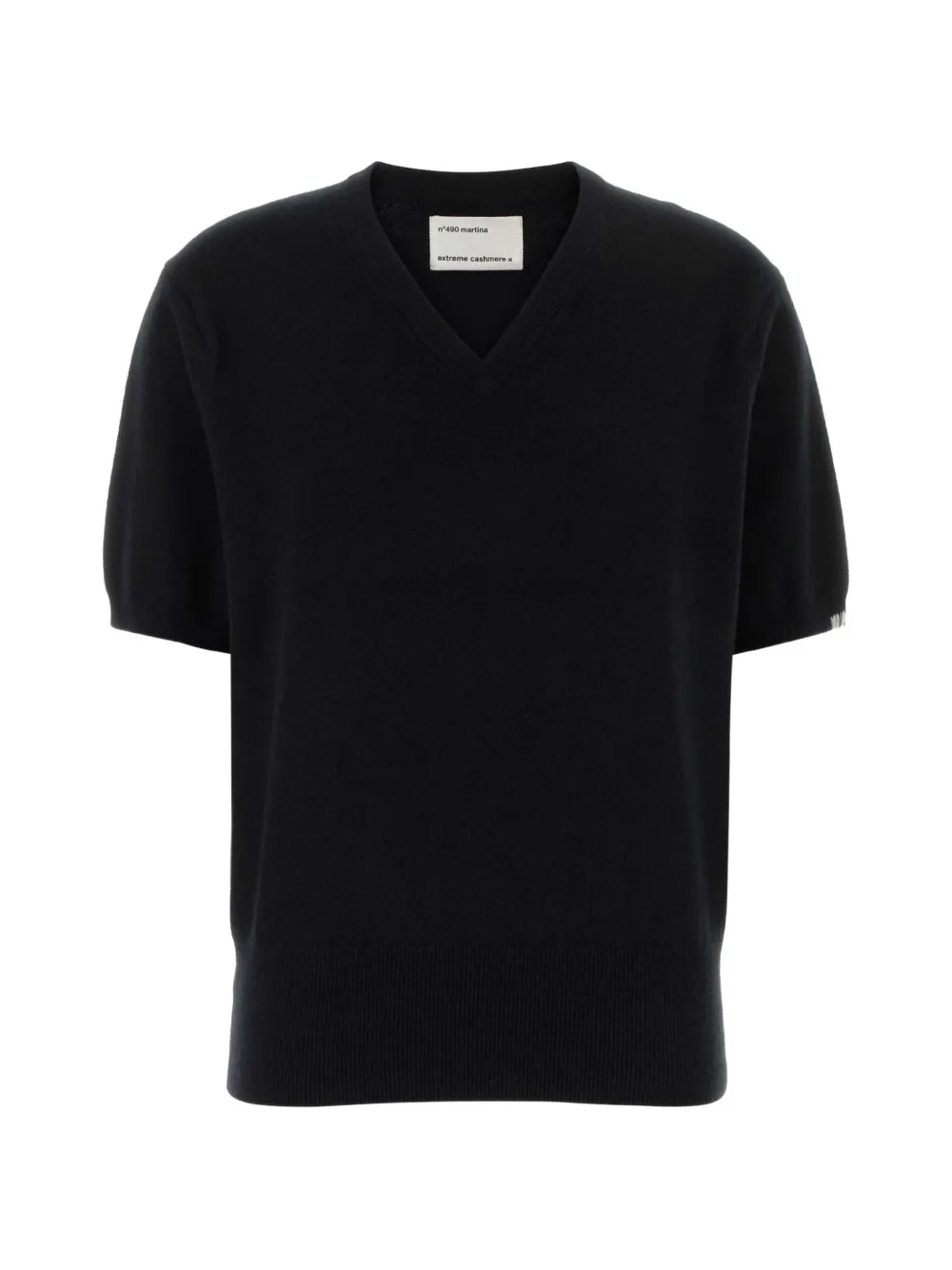 extreme cashmere n°490 Martina knit T-shirt - Schwarz