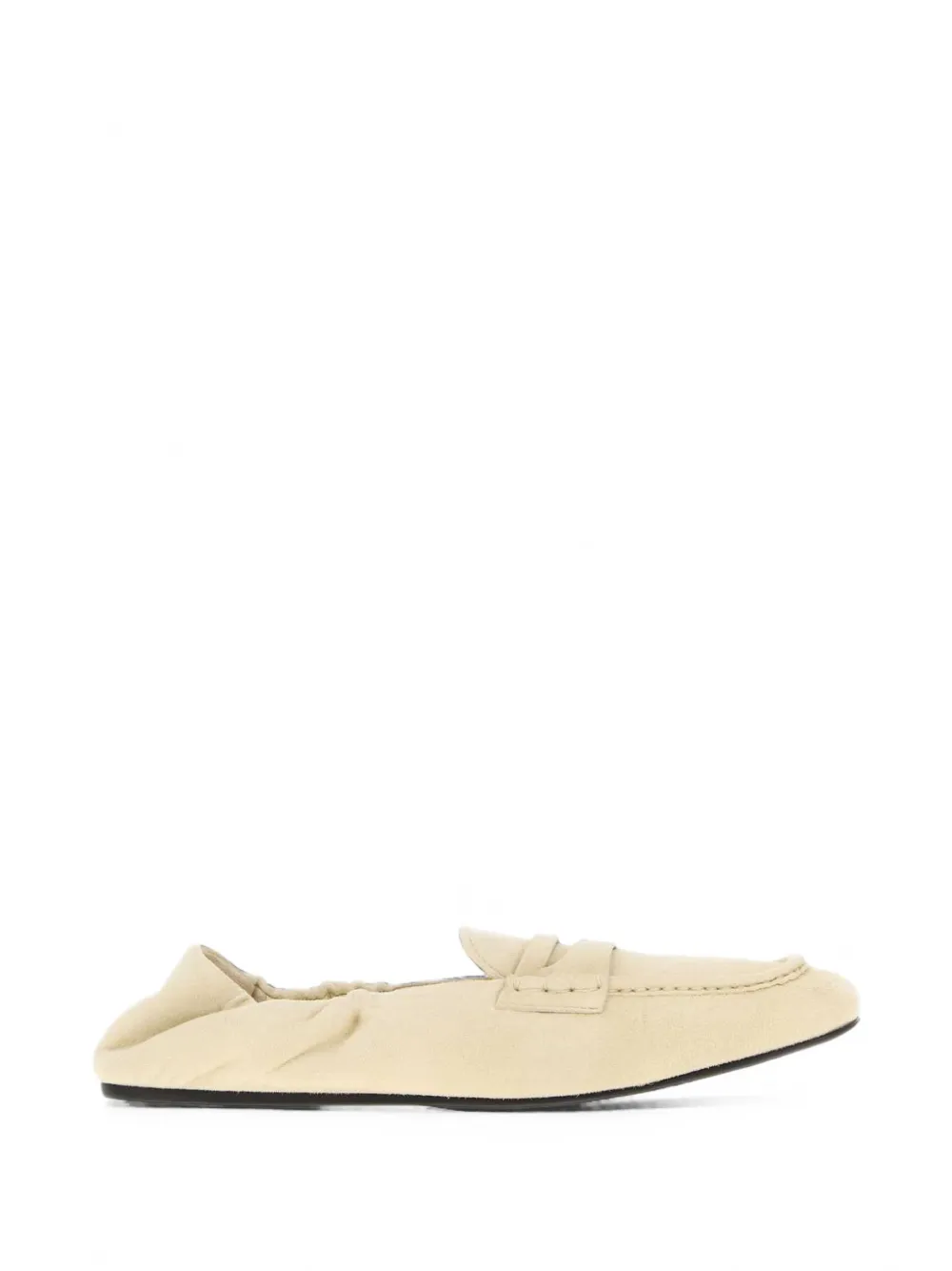 Miu Miu suede slip-on loafers - Toni neutri