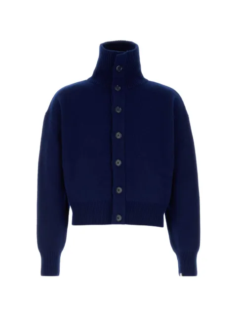 extreme cashmere n°377 high-neck cardigan