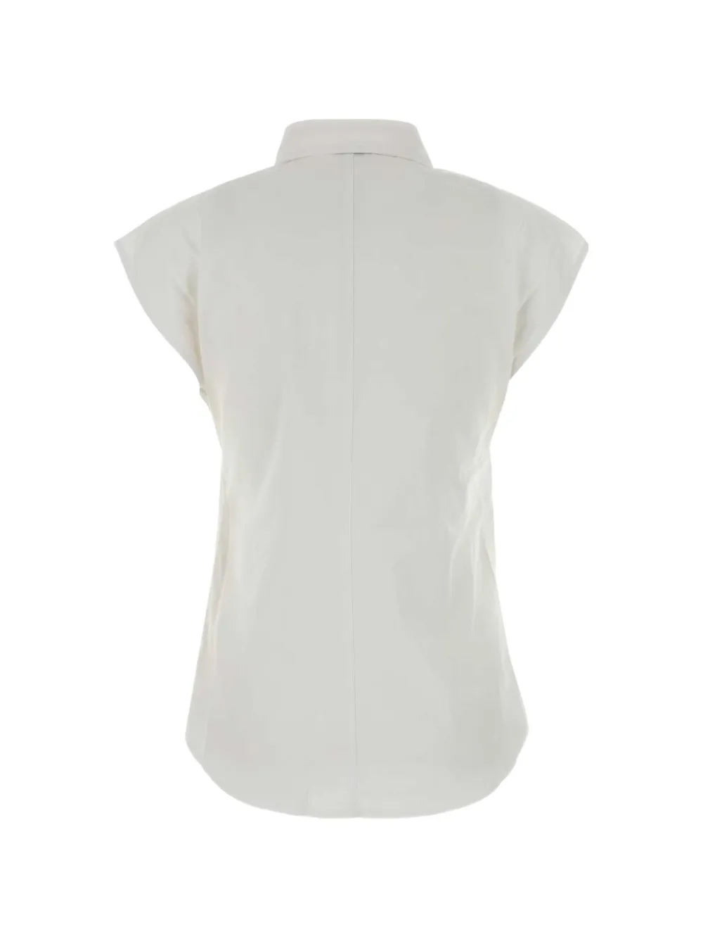 Calvin Klein Blouse met gestrikte taille Wit