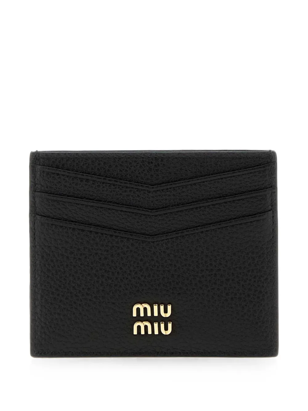 Miu Miu leather card holder - Nero