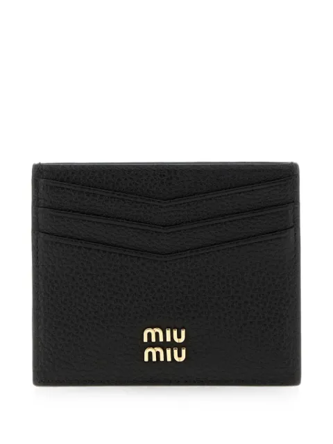 Miu Miu leather card holder