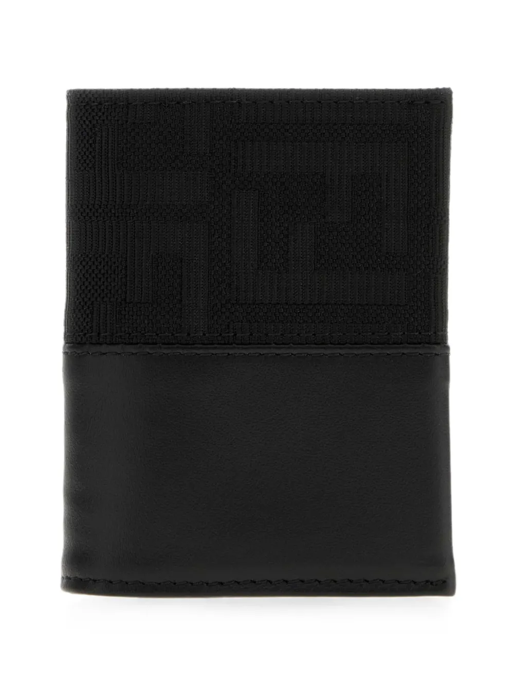 FENDI FF-jacquard card holder - Nero