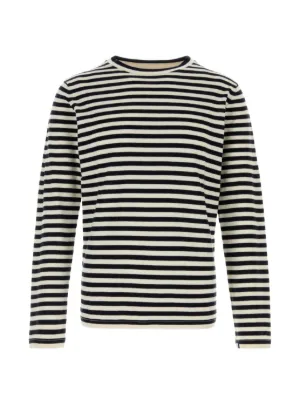 Auralee ストライプ ロングTシャツ | グレー | FARFETCH JP