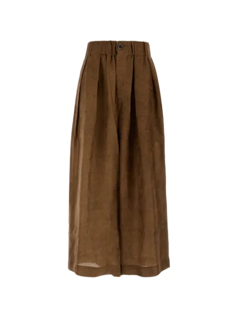 Uma Wang Poetic jacquard-patterned trousers