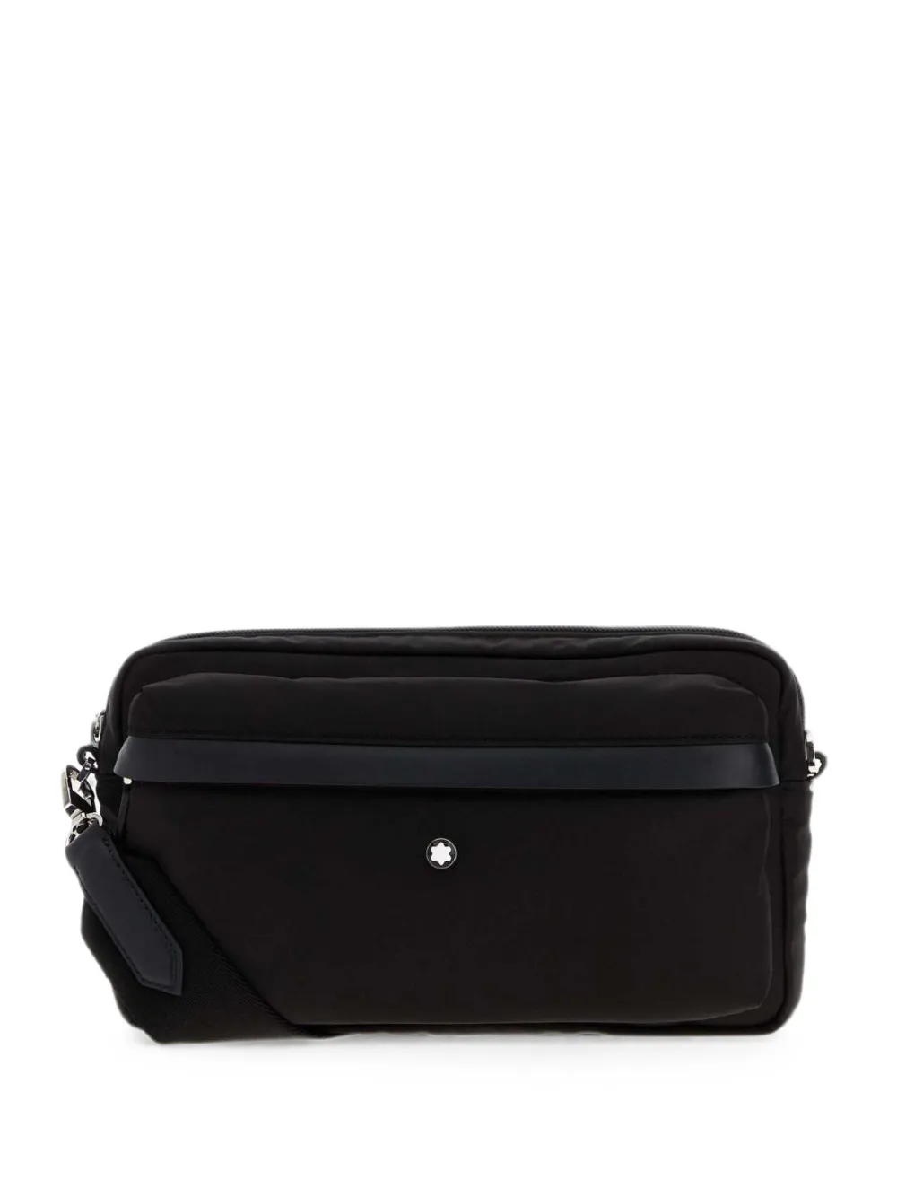 Montblanc Panorama logo-plaque zip-fastening messenger bag - Schwarz