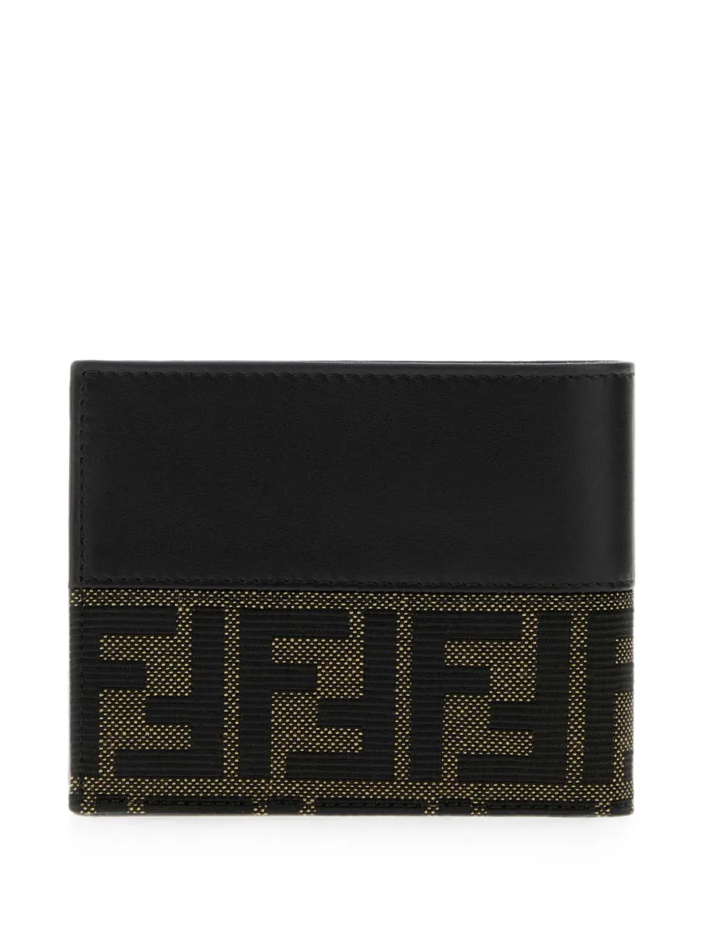 FENDI Portemonnee met FF-jacquard Zwart