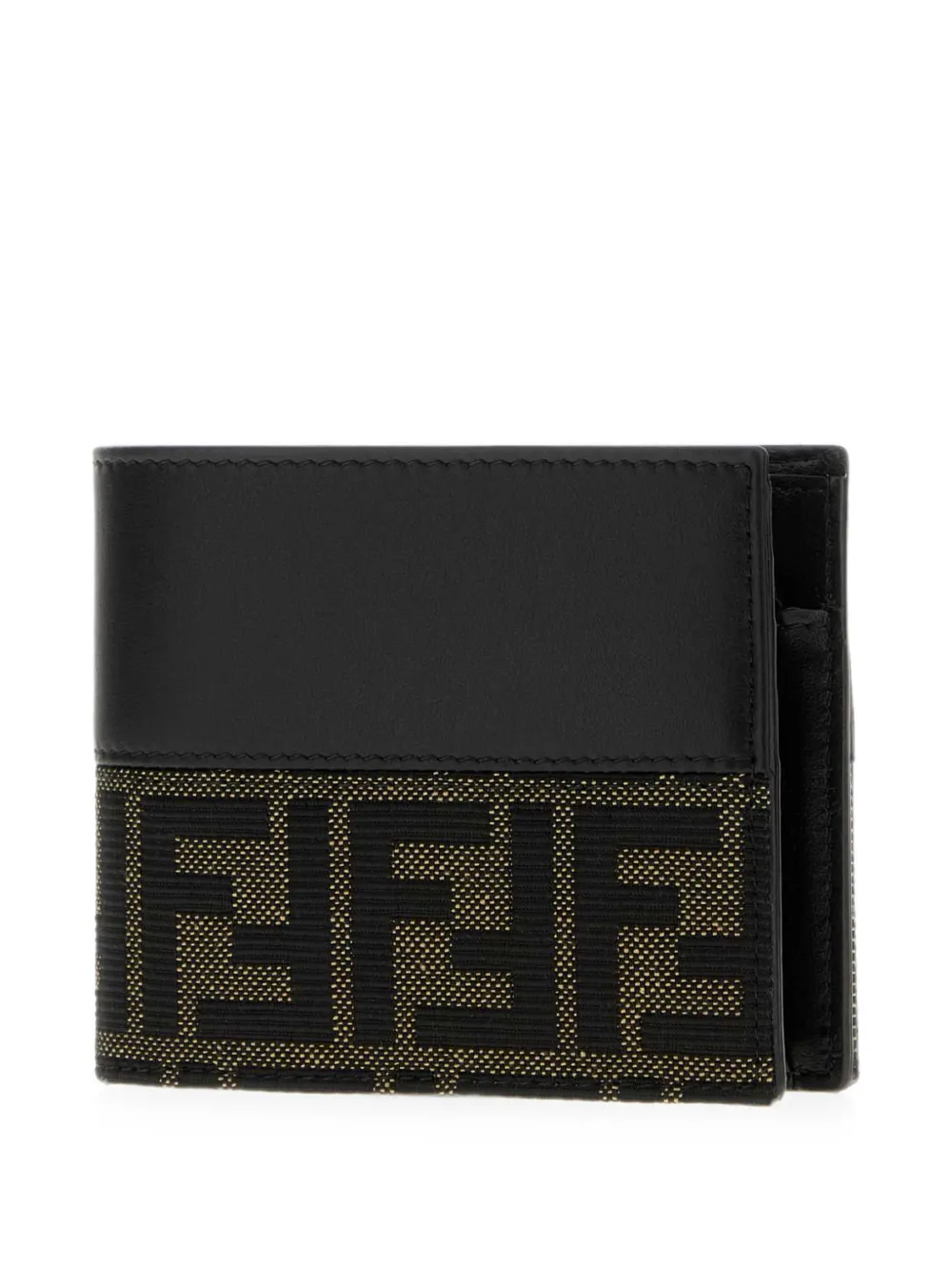 FENDI Portemonnee met FF-jacquard Zwart