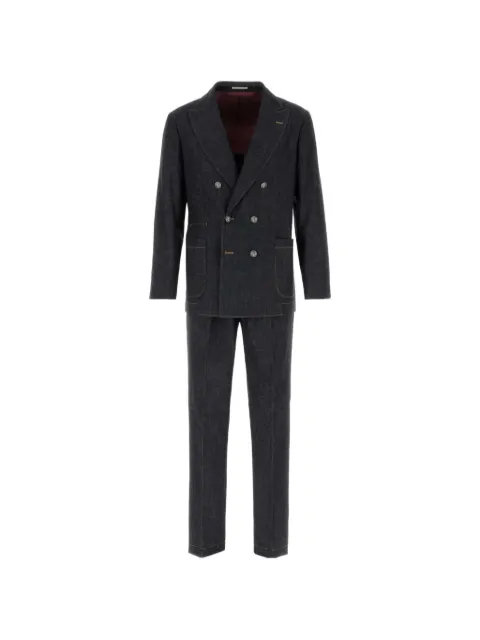 Brunello Cucinelli Blue denim suit