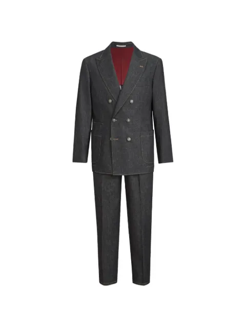 Brunello Cucinelli double-breasted suit