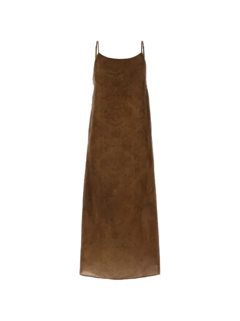 Uma Wang Anaya jacquard-pattern maxi dress