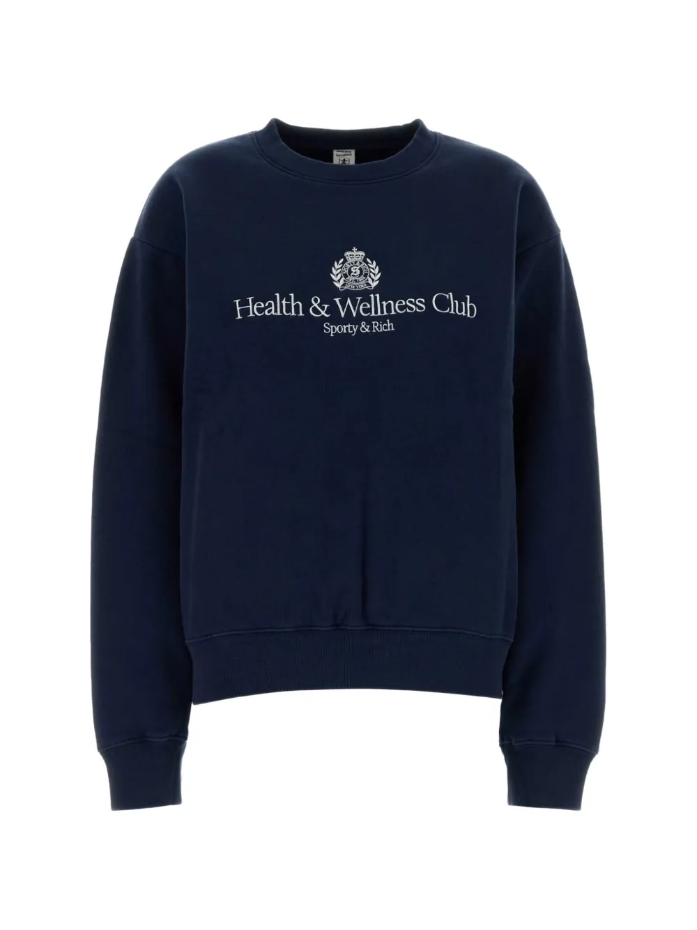 Sporty & Rich logo-print sweatshirt - Blau