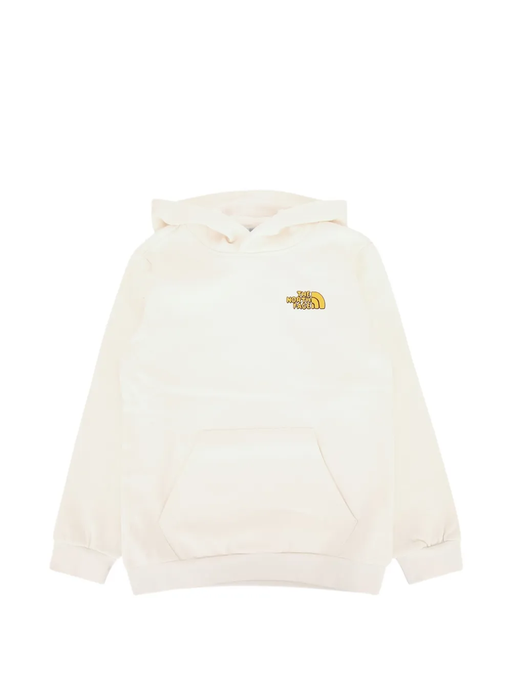 The North Face Kids Outdoor graphic-print hoodie - Toni neutri