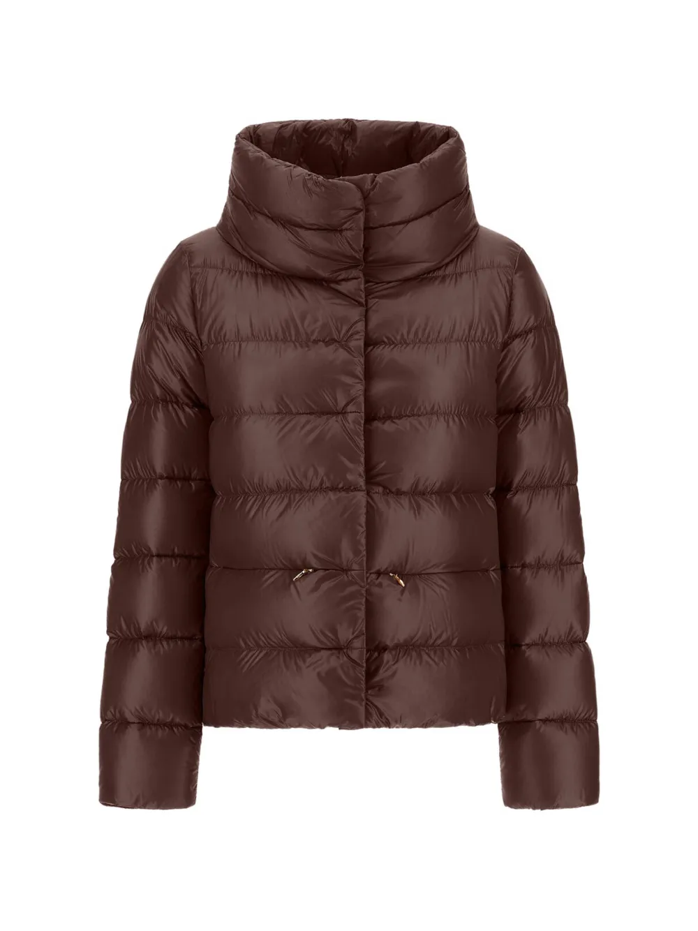 Herno quilted funnel-neck jacket - Brown